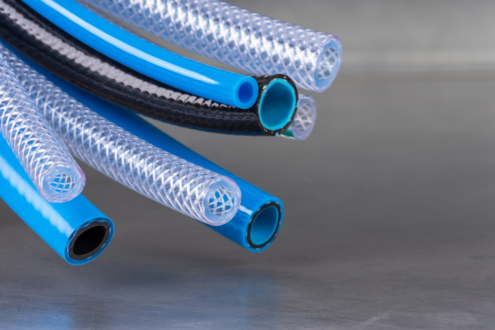 Bunch,Of,Flexible,Water,And,Air,Hose,Pipe