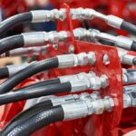 Hoses,Of,Modern,Hydraulic,Machine